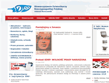 Tablet Screenshot of dziennikarzerp.pl